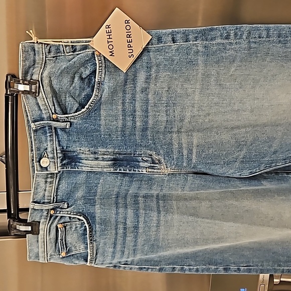 💕MOTHER SUPERIOR💕 The Lasso Sneak Jeans ~ Horsin' Around 33 NWT - Picture 14 of 17